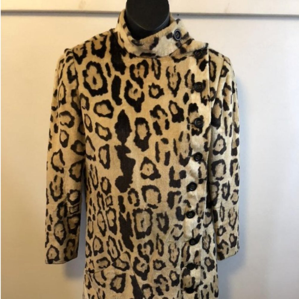 Vintage 1960 Oscar de la Renta Boutique Swing Coat